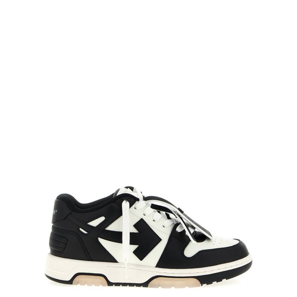 Off-White Bicolor Calfskin Low Top Men's Sneakers